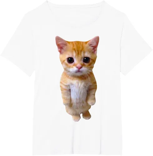 Vista 70 de El Gato Meme Sad Crying Cat Munchkin Kitty Meme Camiseta de moda Small Negro