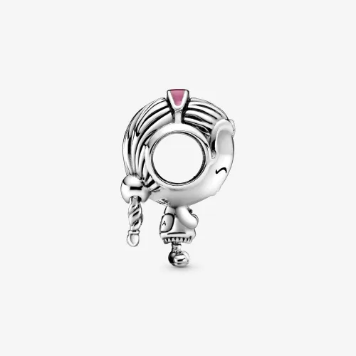 Vista 4 de Pandora 798904C01 - Abalorio de plata de ley 925 esmaltada diseño de niña adolescente