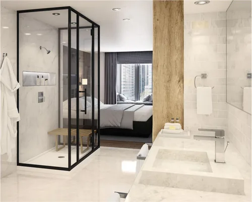 Vista 2 de Symmons SLS-3612-MB-1.0 Duro Grifo de baño de una sola manija