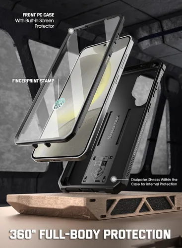 Vista 2 de Poetic Spartan - Funda para Galaxy S24 de 6.2 pulgadas, funda deslizante para cámara