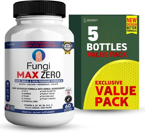 Vista 8 de Suplemento Fungi Max Zero para cabello, uñas y piel. (1)