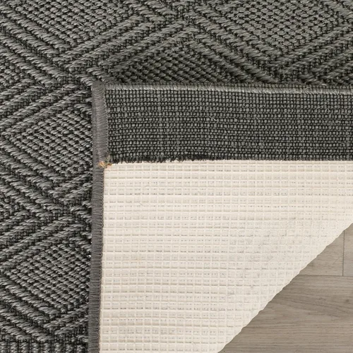 Vista 4 de SAFAVIEH Palm Beach Collection - Alfombra decorativa de 2 x 3 pies, diseño de ceniza, sisal y yute, ideal para zonas de alto tráfico en entrada