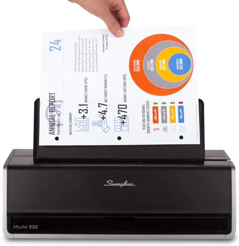 Vista 6 de Swingline, perforadora eléctrica comercial de papel, Platino