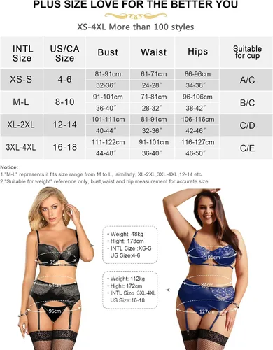 Vista 6 de ohyeahlady Conjunto de lencería y liguero, trajes de boudoir traviesos, sexy, con tirantes delgados, conjunto de brasier y bragas para mujer, XS-4XL