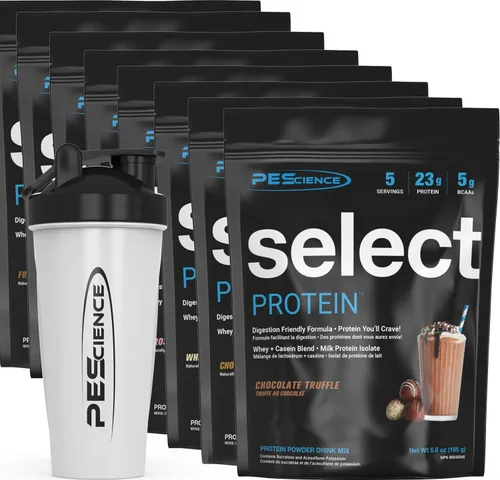 Vista 13 de PEScience Select Protein Powder, mezcla de suero y caseína, proteína limpia en polvo para mujeres y hombres, baja en calorías, baja