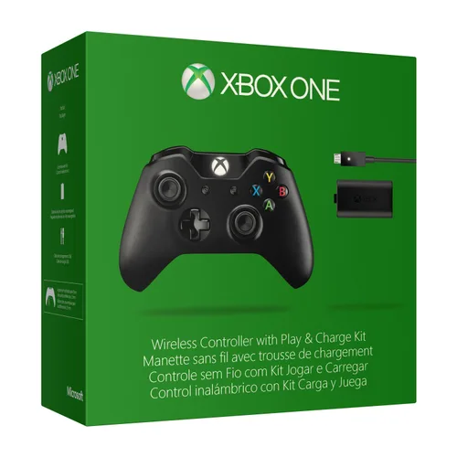Vista 7 de Xbox One Wireless Controller and Play & Charge Kit