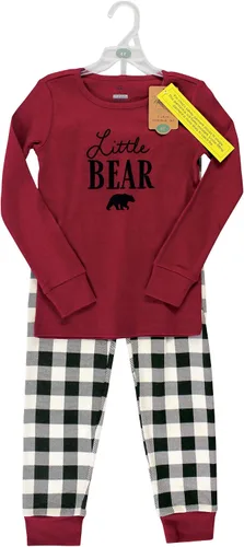 Vista 2 de Touched by Nature Unisex Baby Holiday Pajamas