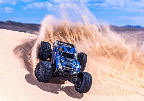 Vista 11 de Traxxas Mini Maxx Brushless 4X4 Monster Truck (azul)