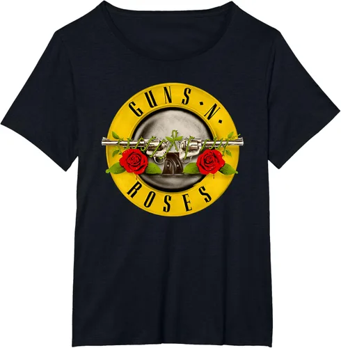 Vista 6 de Camiseta oficial Guns N' Roses con logotipo de bala