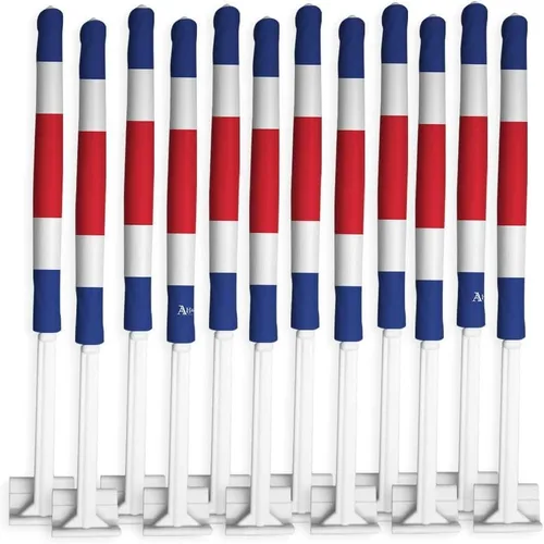 Vista 49 de Paquete de bandera de coche de la Copa del Mundo 2022 de Gales, bandera americana para carros, decoración de automóviles, pancarta pequeña