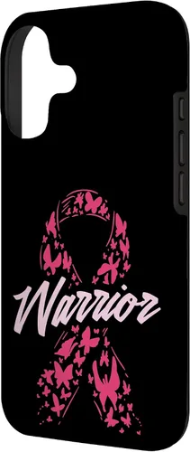 Vista 2 de Breast Cancer Awareness Pink Ribbon Warrior Gift Case for iPhone 17