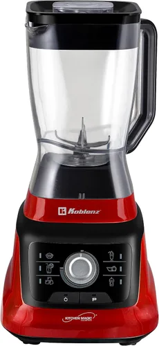 Vista 2 de Koblenz Bob - Batidora de encimera, 1400 W, 68 onzas, negro/rojo, LKM-9608