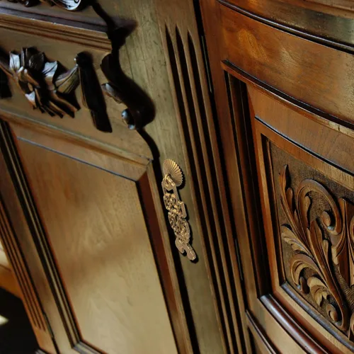 Vista 8 de Hardware Philosophy Ancient Throne - Tiradores de latón de 3.5 pulgadas, juego de 2, arquitectónico, diseño de interiores, herrajes