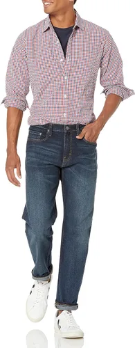 Vista 4 de Tienda Essentials Jeans elásticos de ajuste atlético para hombre