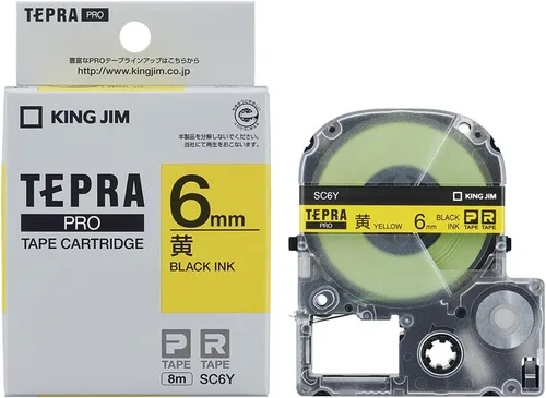 Vista 39 de King Jim Tepra PRO SC6B Color Label 0.236 in Cartucho de cinta azul