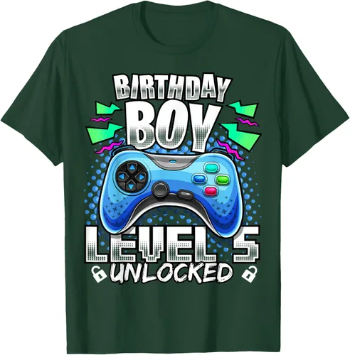 Vista 24 de Camiseta para niños con diseño de videojuegos desbloqueados de nivel 5 Negro