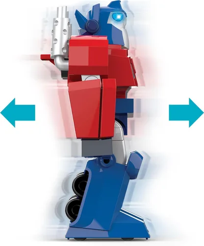 Vista 3 de Jam'n Hasbro: Transformers Rescue Bots Academy: Optimus Prime RC Robot - Transformador de 12 pulgadas, luces y sonidos, radiocontrolado, función