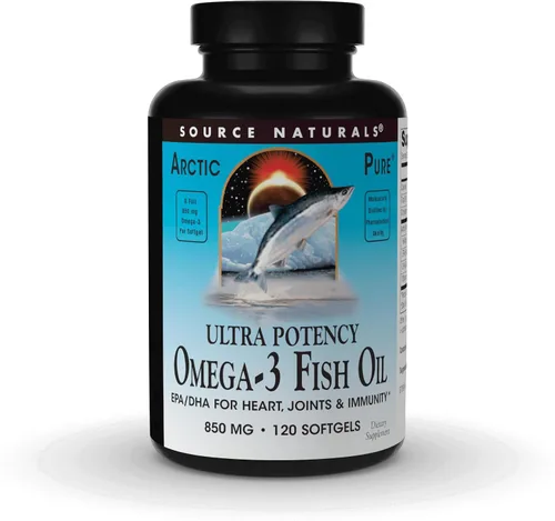 Vista 8 de Source Naturals ArcticPure Ultra Potency 850 mg Aceite de pescado Omega-3 - 30 cápsulas blandas