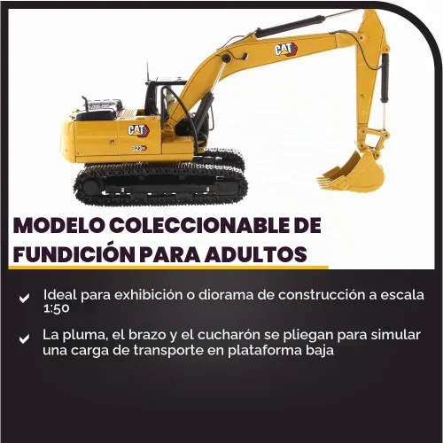Vista 3 de 1:50 Caterpillar 323 GX Excavadora hidráulica - Serie High Line por Diecast Masters