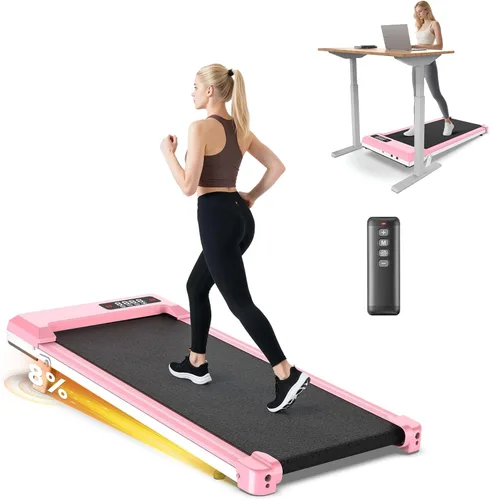 Vista 12 de Walking Pad Treadmill with Handle Bar,Walking Pad with Incline 8%,2.5HP Quiet Under Desk 320 lbs 2 in 1Treadmills for Home Office,Compact Foldable