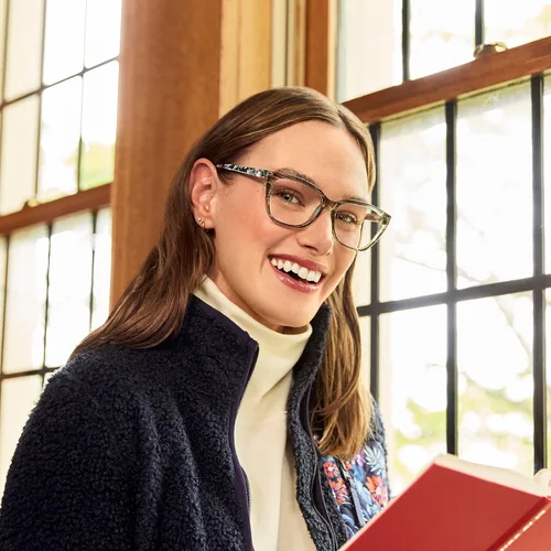 Vista 5 de Vera Bradley Gafas de lectura cuadradas Mason para mujer