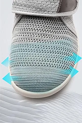 Vista 4 de Yibobay Diabetic Shoes for Women Width X-Wide Velcro Shoe for Elderly Women Wide Shoes for Women Walking Shoes Adjustable Closure Breathable