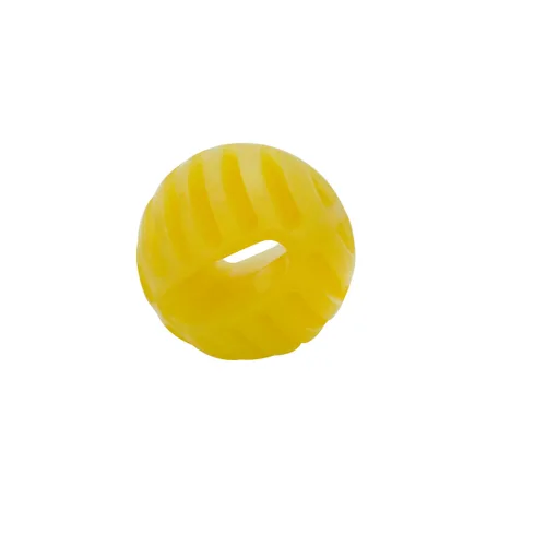 Vista 3 de Lanzador de Pelotas para Perros Hunter Amarillo Naranja Goma Bola