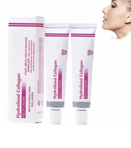 Vista 6 de España NECKPON Crema de cuello de colágeno hidrolizado, crema reafirmante para el cuello que aprieta la piel flácida antienvejecimiento crema