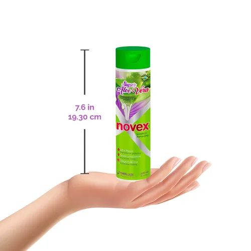 Vista 8 de NOVEX Champú 10.1oz + Acondicionador 10.1oz Set (Super Aloe Vera)