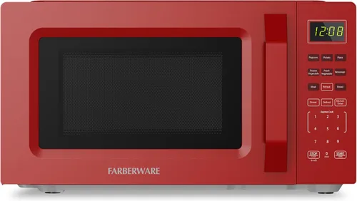 Vista 15 de [Usado] Farberware - Horno microondas de encimera de 0.7 pies cúbicos – 700 vatios de potencia, configuraciones de cocción automática, Acero