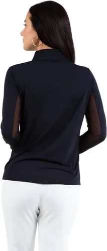 Vista 4 de IBKUL Camisa de manga larga con cremallera de 14 para mujer