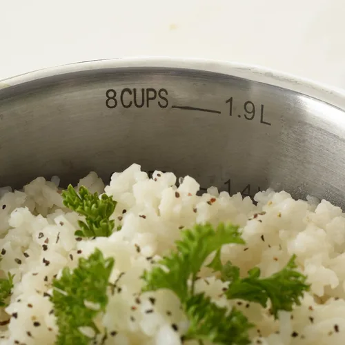 Vista 7 de Norpro Olla múltiple de 8 tazas con tapa de colado 19 litros plata