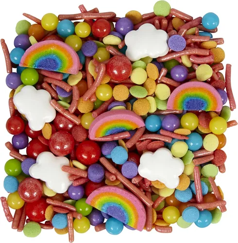 Vista 2 de Wilton Rainbow Sprinkles Mix, 10 oz.