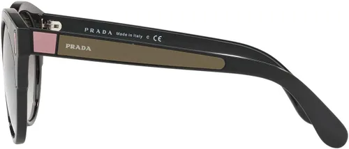 Vista 3 de Prada 0PR 03US Espejo degradado marrónrosagris, color plateado, talla única, NegroMarrónRosa, 53mm