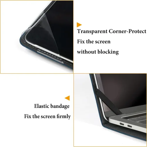Vista 3 de Honeymoon Funda protectora compatible con Lenovo Yoga 7i 14 Gen 8 2023 de 14 pulgadas, Yoga 7i 14 Gen 7 2022 [no compatible con Yoga 7i 14 Gen 6/5]
