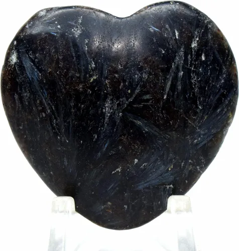 Vista 13 de HQRP-Crystal Corazón Aguamarina Lapislázuli Ágata Cuarzo Calcedonia Mookaita Laradorita Jaspe Aventurina Sodalita Ámbar (Obsidiana Negra)