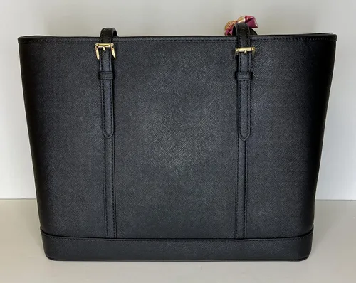 Vista 8 de Michael Kors MICHAEL Michael Kors Jet Set - Bolso de hombro grande TZ con gancho para bolso de muñeca con doble cremallera