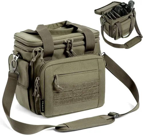 Vista 6 de Bolsa para el rango, estuche para pistola, bolsas de rango de estuche suave para pistolas y municiones con doble capa a prueba de explosiones