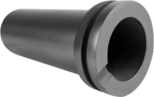 Vista 9 de Deruilong Crisol de grafito, crisol de grafito de alta pureza de 2.2 lbs/4.4 lbs, oro fundido, plata, cobre, molde de fundición de horno