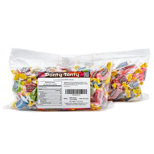 Vista 8 de Surtido de caramelos duros a granel de 1 libra, sabor a fruta, envueltos individualmente (74 piezas)