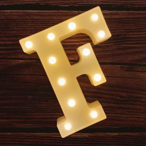 Vista 27 de MUMUXI Letras iluminadas de marquesina que funcionan con pilas, luces LED del alfabeto, para fiestas, bodas, cumpleaños, Navidad, decoración