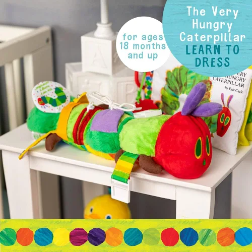 Vista 2 de KIDS PREFERRED World of Eric Carle La oruga muy hambrienta aprende a vestirse