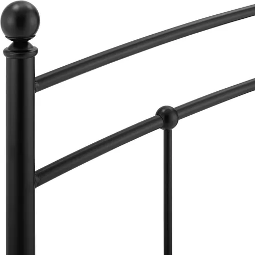 Vista 5 de Modway Abigail Cabecero de Metal Individual en Negro