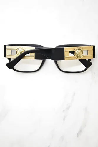 Vista 6 de VERSACE VE 3350 Negro Oro 55/18/140 Hombres Gafas Marco