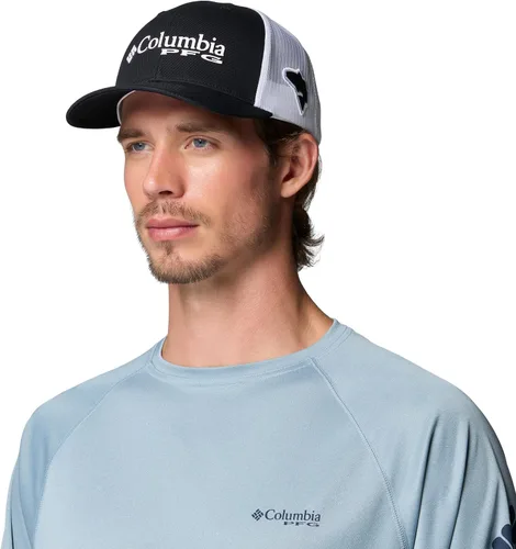 Vista 3 de Columbia Gorra de Béisbol de Malla con Logotipo PFG Unisex para Adultos