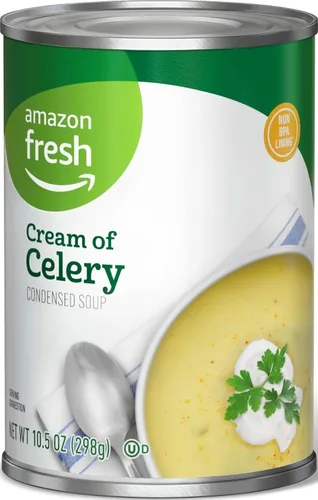 Vista 11 de Amazon Fresh, Sopa condensada de crema de pollo, 10.5 onzas (anteriormente Happy Belly, el empaque puede variar)