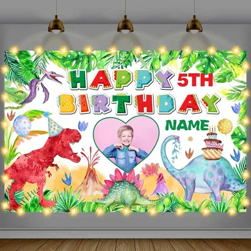 Vista 16 de Cartel de feliz cumpleaños beige personalizado para telón de fondo grande de feliz cumpleaños, globo aerostático, fiesta, interior y exterior