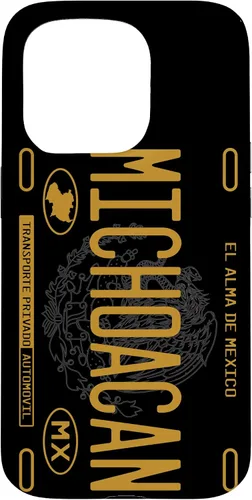 Vista 14 de Michoacano Michoacan Mexican State License Plate Phone Case for iPhone 17