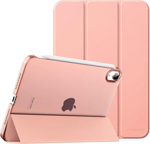 Vista 16 de MoKo Funda para iPad mini 7 (A17 Pro) Generación 2024, Funda para iPad mini 6 2021, Funda Protectora Delgada y Ligera de 8.3 Pulgadas con Carcasa