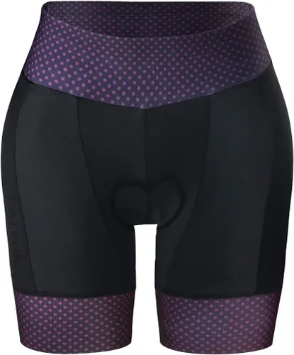 Vista 2 de CATENA Pantalones cortos de bicicleta para mujer con acolchado 3D, para bicicleta de carretera, multicolor